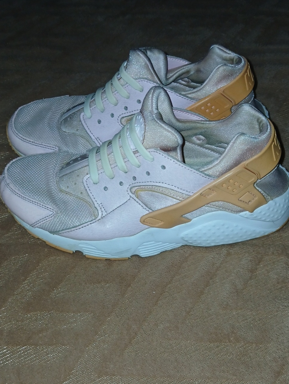 Nike Huarache Run Storm Pink Girls Running Shoes Sz: Y 7
